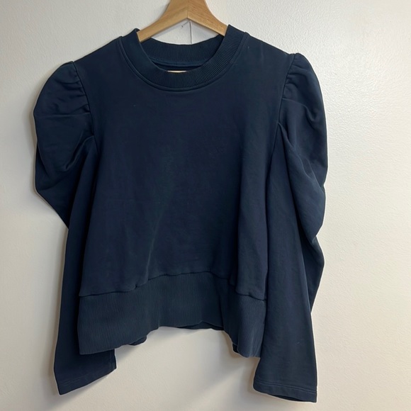 Sold Out brand the just enough navy blue sweatshirt size large - Picture 6 of 6